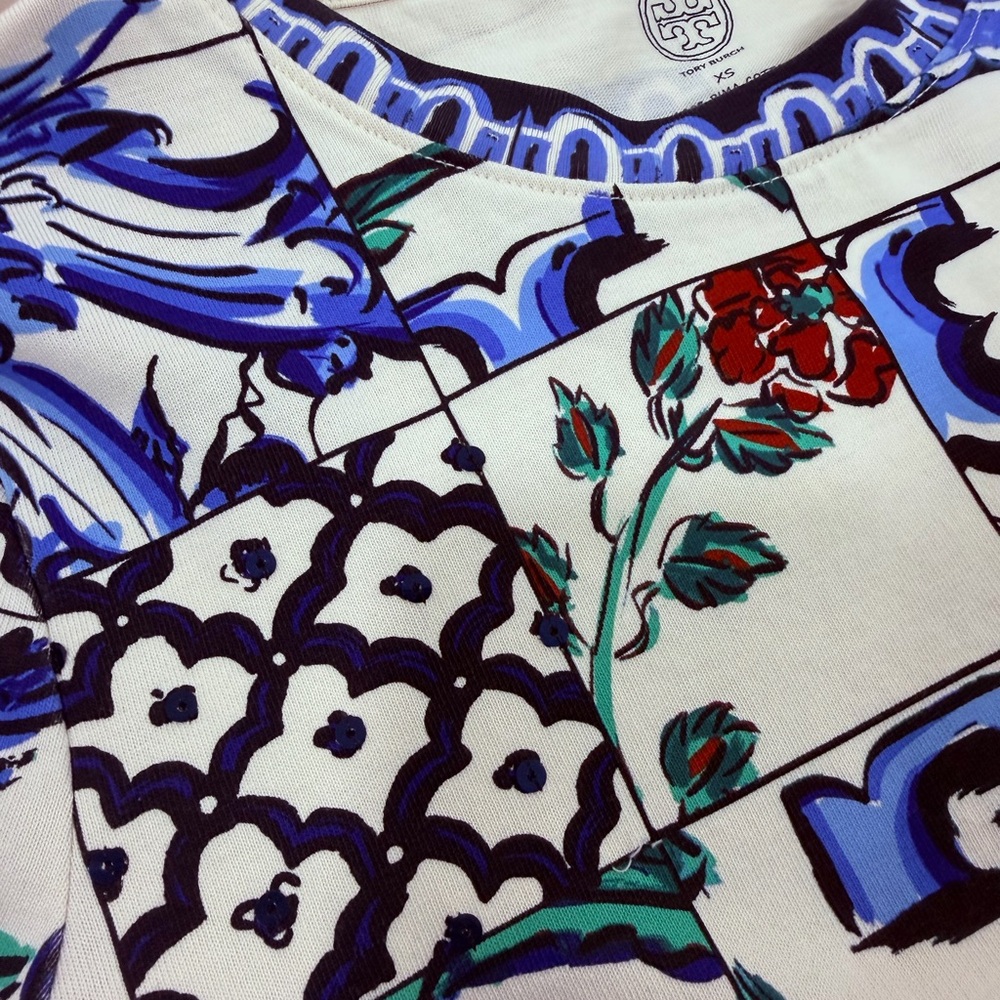 Tory Burch elegant Patchwork Dress - image 6